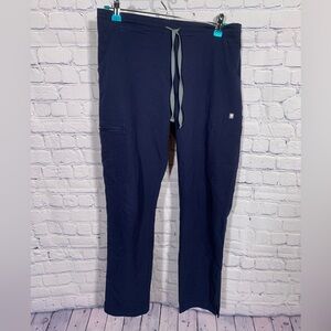 Figs Womens Yola Skinny Scrub Pant Navy SIze S Medical Nurse Doctor Hospital